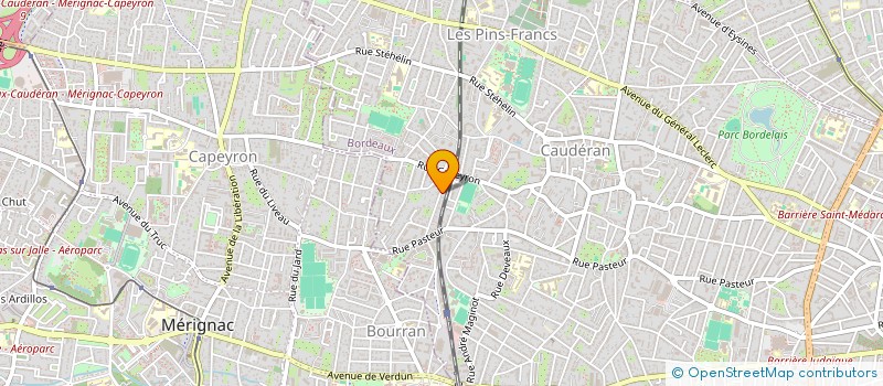 localisation de l'entreprise CAFE à BORDEAUX