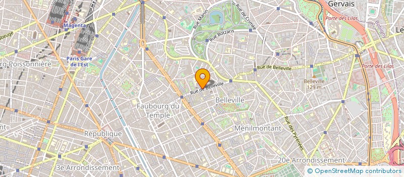 localisation de l'entreprise CAFE  PARIS