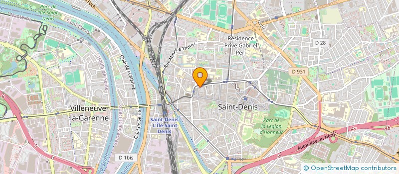 localisation de l'entreprise CAFE A L'ASSO à SAINT-DENIS