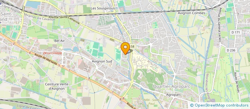 localisation de l'entreprise CAFE ADAM  AVIGNON