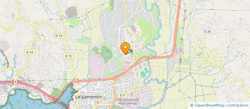 localisation de l'entreprise CAFE ANTILLES  LE LAMENTIN