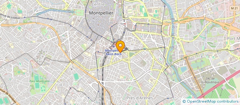 localisation de l'entreprise CAFE ASI FRANCE à MONTPELLIER