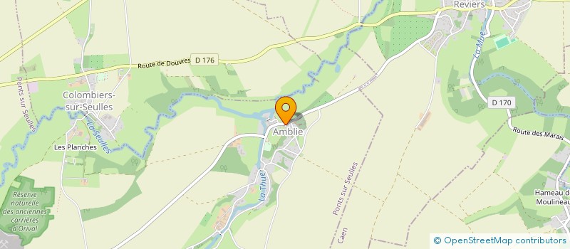 localisation de l'entreprise CAFE ASSOCIATIF DE PONTS-SUR-SEULLES  PONTS SUR SEULLES