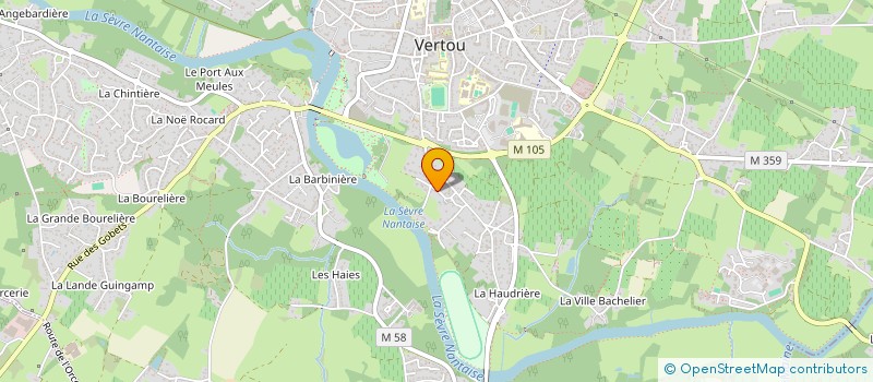 localisation de l'entreprise CAFE ASSOCIATIF DE VERTOU  VERTOU