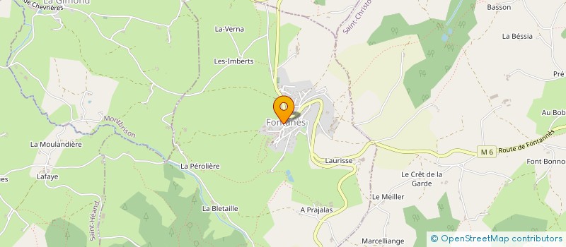 localisation de l'entreprise CAFE ASSOCIATIF DE VIRICELLES  VIRICELLES