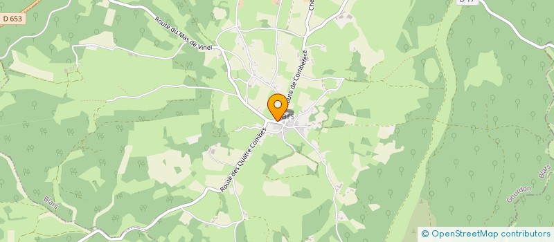 localisation de l'entreprise CAFE ASSOCIATIF LE BLARSOIS  BLARS