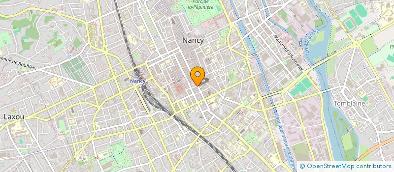 localisation de l'entreprise CAFE AZUR  NANCY