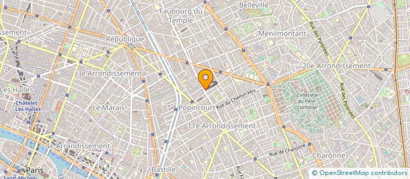 localisation de l'entreprise CAFE BANAL  PARIS