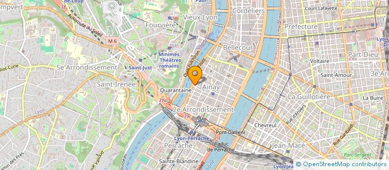 localisation de l'entreprise CAFE BAPTISTE à LYON