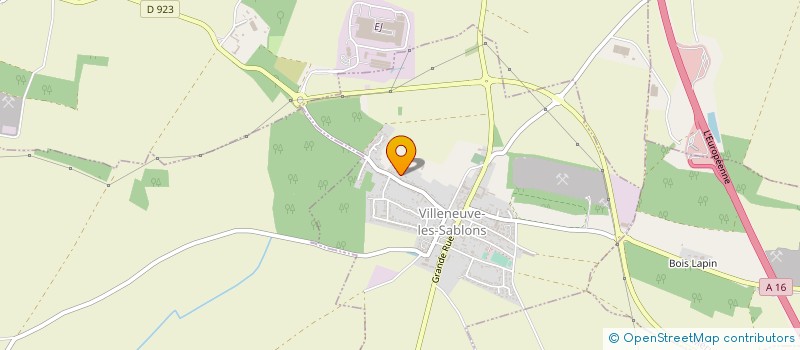localisation de l'entreprise CAFE BAR à VILLENEUVE-LES-SABLONS