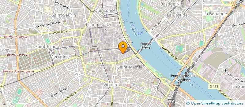 localisation de l'entreprise CAFE BB  BORDEAUX