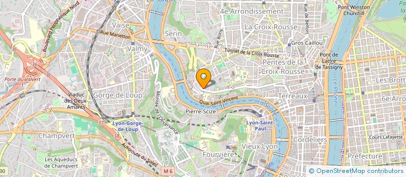 localisation de l'entreprise CAFE BELLEVUE à LYON