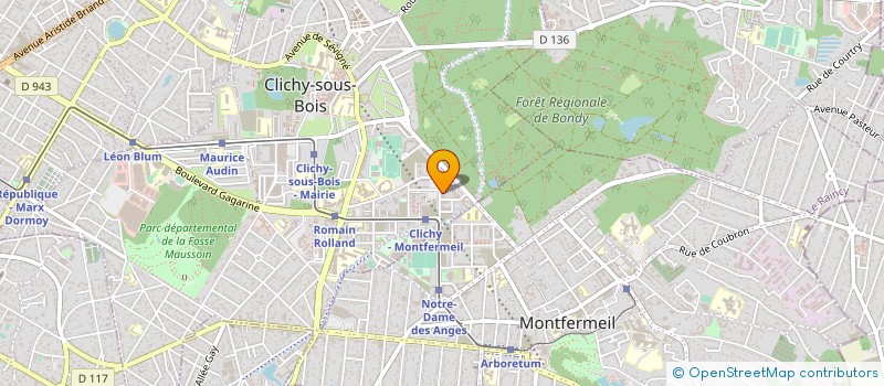 localisation de l'entreprise CAFE BENI ZNESSEN ANGAD à CLICHY-SOUS-BOIS