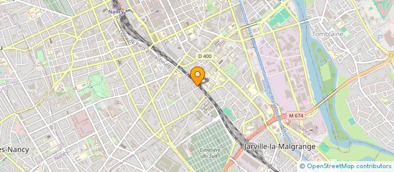 localisation de l'entreprise CAFE BISTROT LA FONTAINE  NANCY