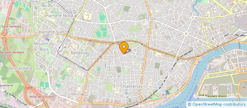 localisation de l'entreprise CAFE BOO à NANTES