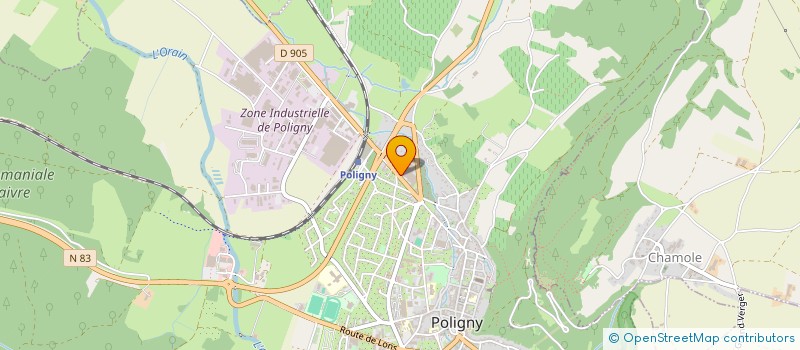 localisation de l'entreprise CAFE BOONE à POLIGNY