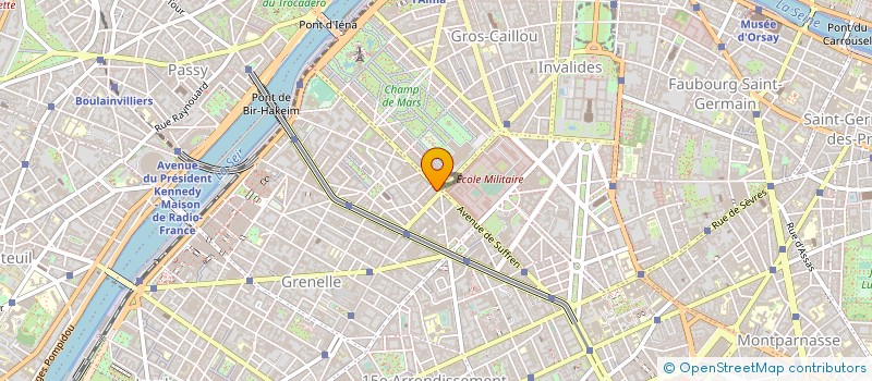 localisation de l'entreprise CAFE BRASSERIE LE SUFFREN à PARIS