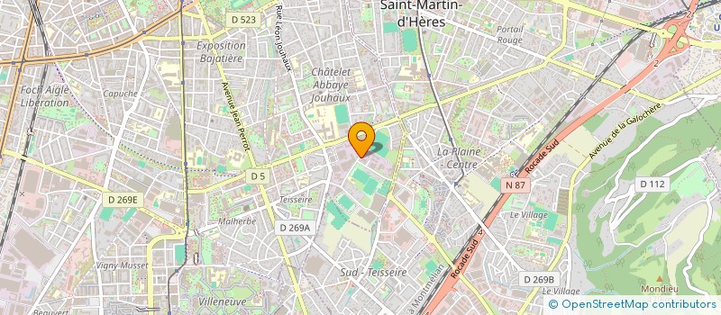 localisation de l'entreprise CAFE BURO à GRENOBLE