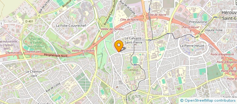 localisation de l'entreprise CAFE CALVA CAENNEXION à CAEN