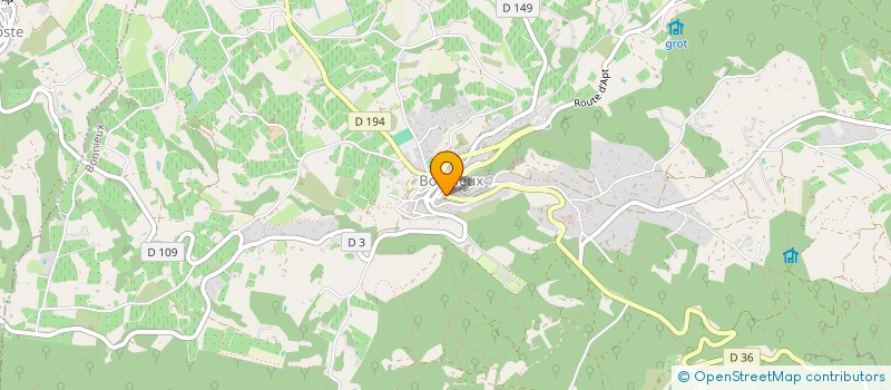 localisation de l'entreprise CAFE CESAR  BONNIEUX