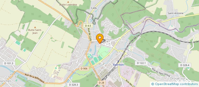 localisation de l'entreprise CAFE CITOYEN VAL DROUETTE à EPERNON