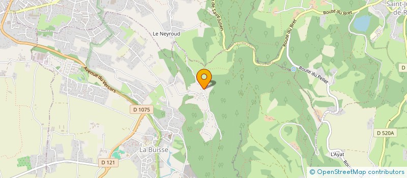 localisation de l'entreprise CAFE CLUB CAMPUS  LA BUISSE