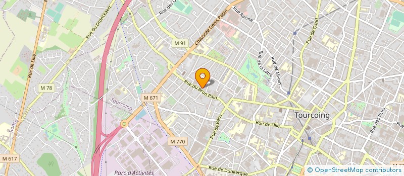 localisation de l'entreprise CAFE & CO à TOURCOING