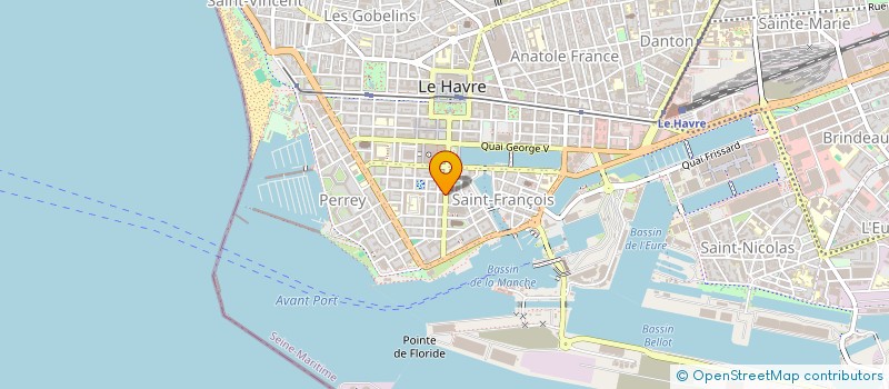 localisation de l'entreprise CAFE COCOTTE à LE HAVRE