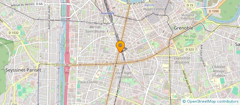 localisation de l'entreprise CAFE COME à GRENOBLE