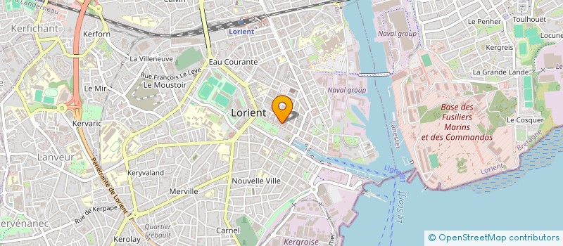 localisation de l'entreprise CAFE COMPAGNIE LORIENTAISE à LORIENT