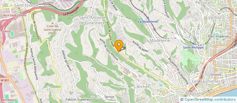 localisation de l'entreprise CAFE COTE D'AZUR à NICE