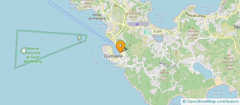 localisation de l'entreprise CAFE COTON ST BARTH  SAINT BARTHELEMY