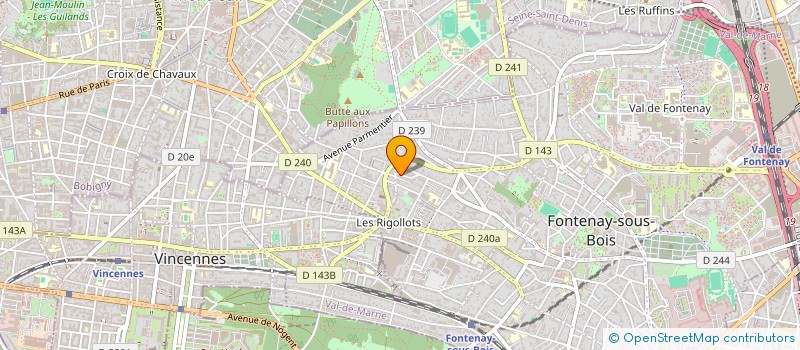 localisation de l'entreprise CAFE CREME IMMO à FONTENAY SOUS BOIS