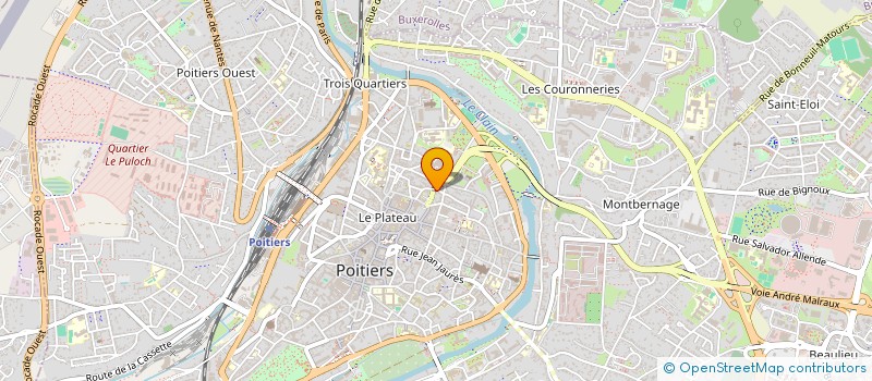 localisation de l'entreprise CAFE CREME SPORT à POITIERS