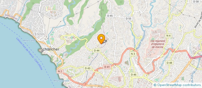 localisation de l'entreprise CAFE CREOLE  SCHOELCHER