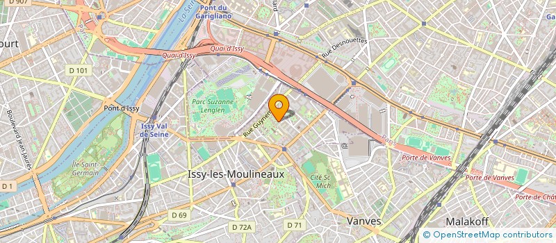 localisation de l'entreprise CAFE CUP à ISSY-LES-MOULINEAUX