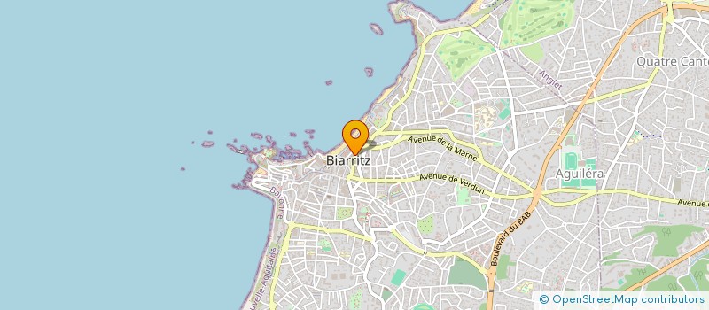 localisation de l'entreprise CAFE D'EUGENIE  BIARRITZ