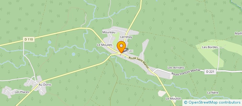 localisation de l'entreprise CAFE DE BALIZAC  BALIZAC