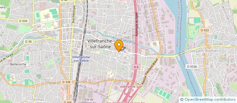 localisation de l'entreprise CAFE DE L'ABATTOIR à VILLEFRANCHE-SUR-SAONE