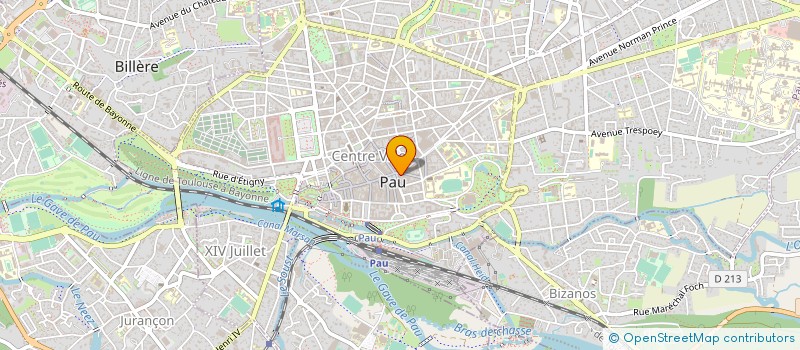 localisation de l'entreprise CAFE DE L EUROPE à PAU
