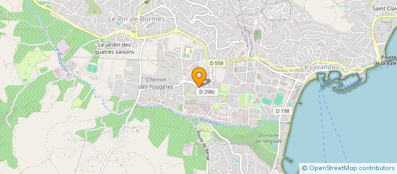 localisation de l'entreprise CAFE DE L'EUROPE à BORMES-LES-MIMOSAS