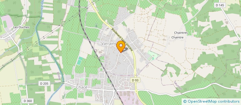 localisation de l'entreprise CAFE DE L'ORMEAU  VARRAINS