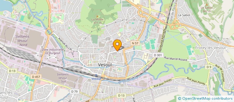 localisation de l'entreprise CAFE DE L'UNION  VESOUL