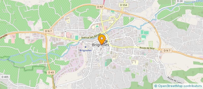 localisation de l'entreprise CAFE DE L UNIVERS à BRIGNOLES