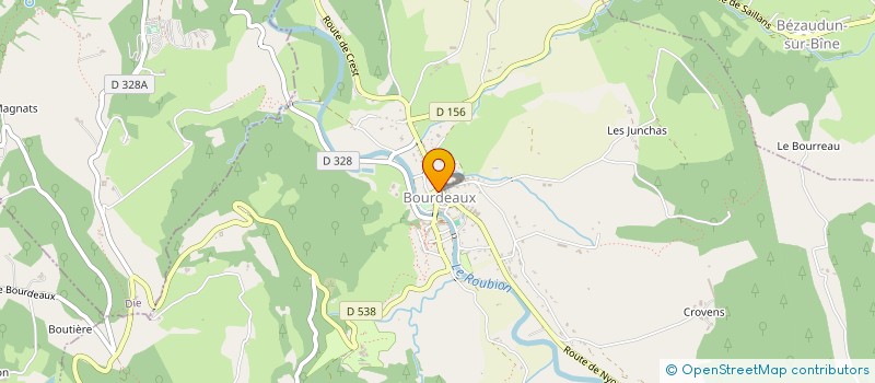 localisation de l'entreprise CAFE DE L'UNIVERS  BOURDEAUX