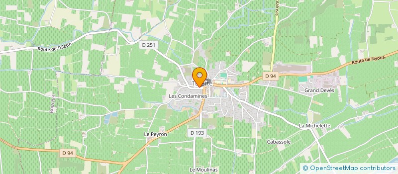 localisation de l'entreprise CAFE DE LA BOURSE  TULETTE