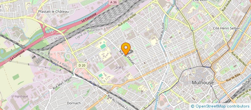 localisation de l'entreprise CAFE DE LA COURONNE  MULHOUSE