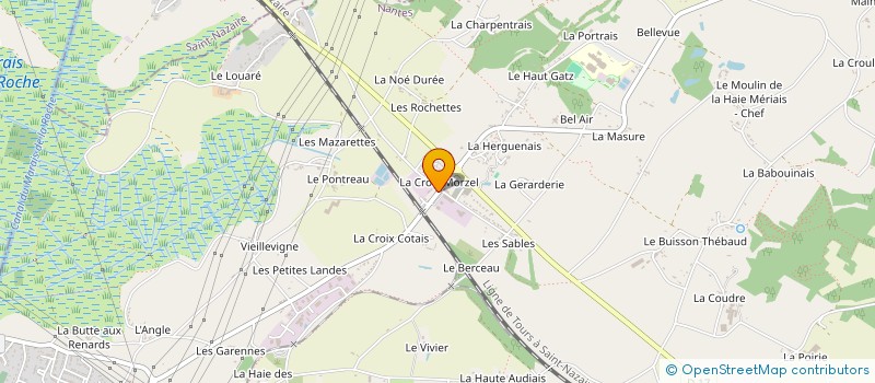 localisation de l'entreprise CAFE DE LA CROIX MORZEL  CORDEMAIS