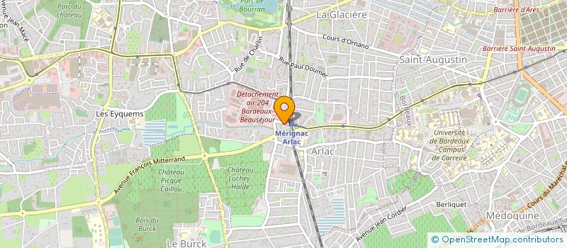 localisation de l'entreprise CAFE DE LA FONTAINE  MERIGNAC