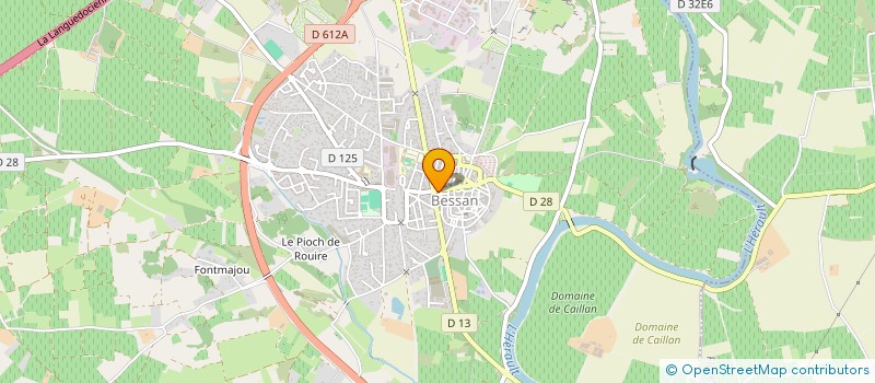 localisation de l'entreprise CAFE DE LA GARE  BESSAN